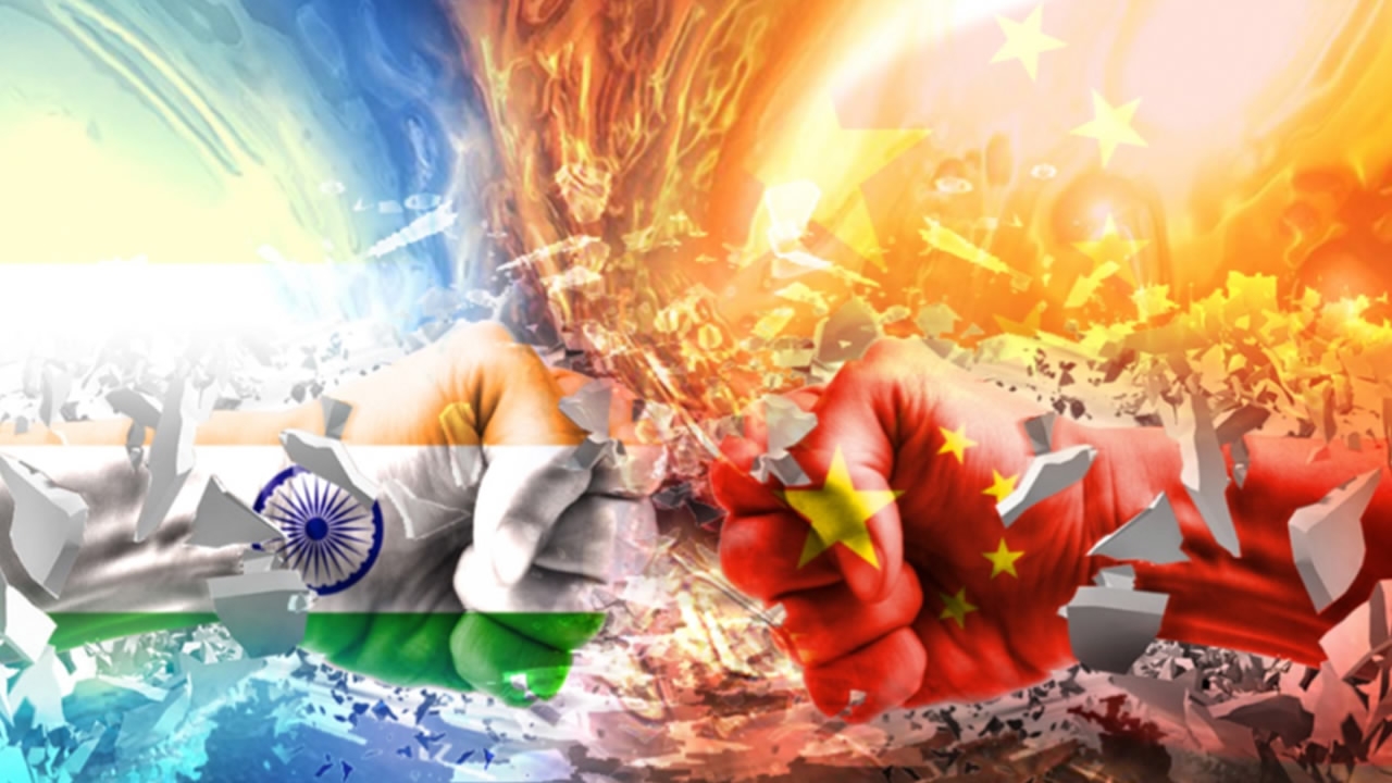 India China standoff Graphic