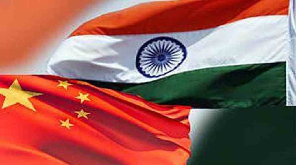 India-China flag