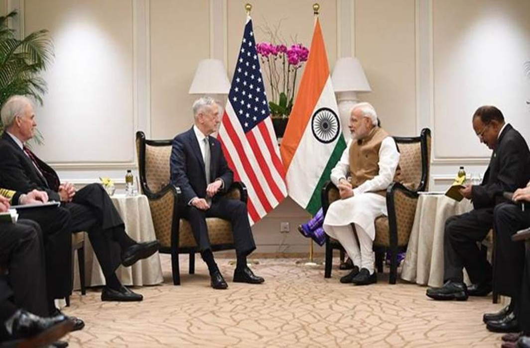 PM Modi meets US Defence Secretary Jim Mattis in Singapore