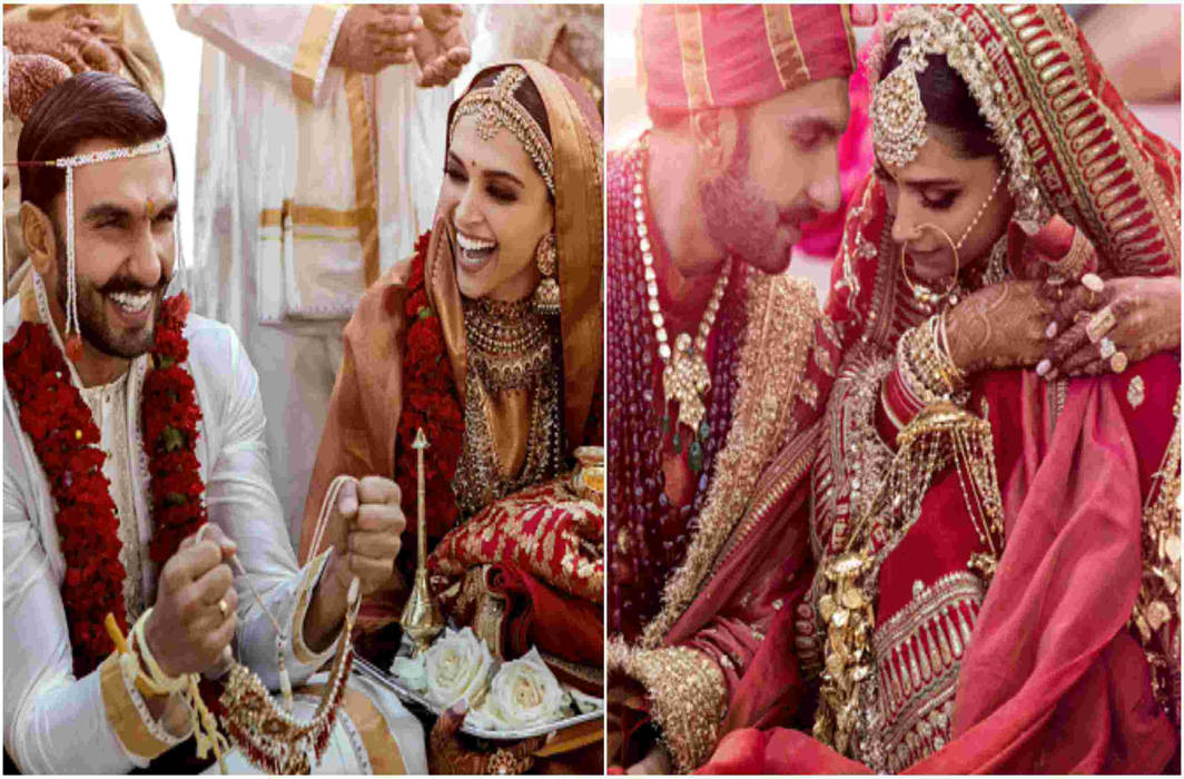 Ranveer Singh and Deepika Padukone’s wedding pics , going viral on social media