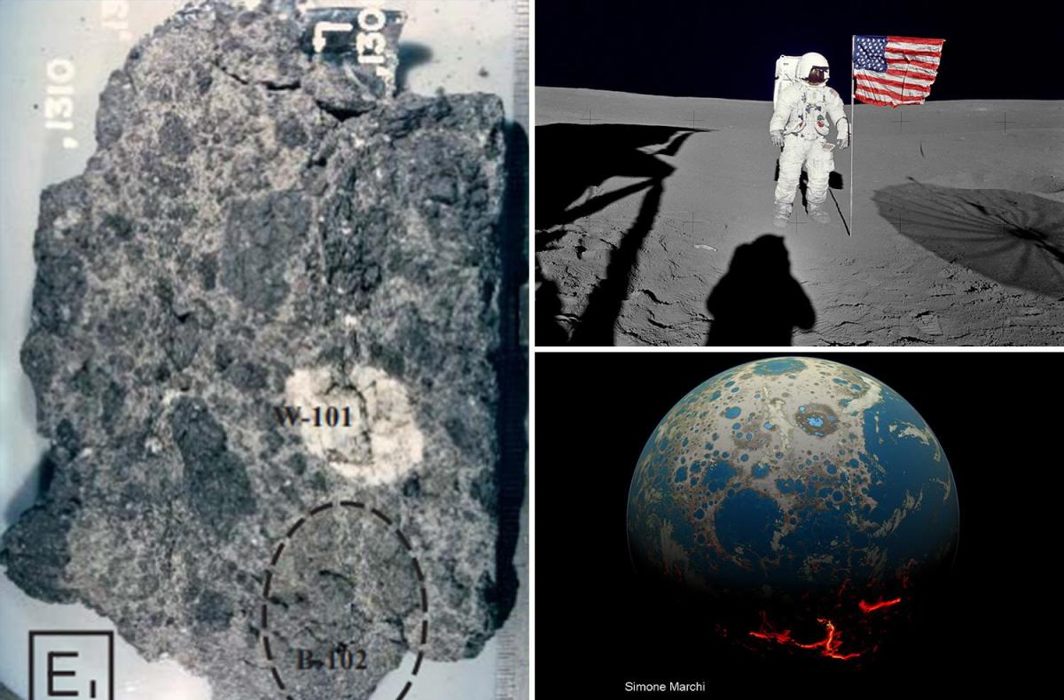 Earth’s oldest rock on Moon