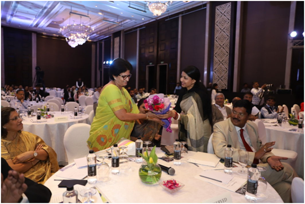 Ms Ramana (wife of Justice NV Ramana) with MD, APN News Ms Rajshri Rai