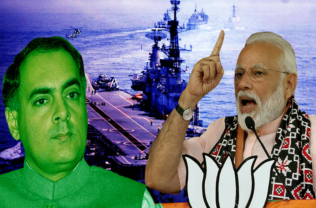 Modi’s claims on Rajiv Gandhi holidaying on Navy ship raises storm