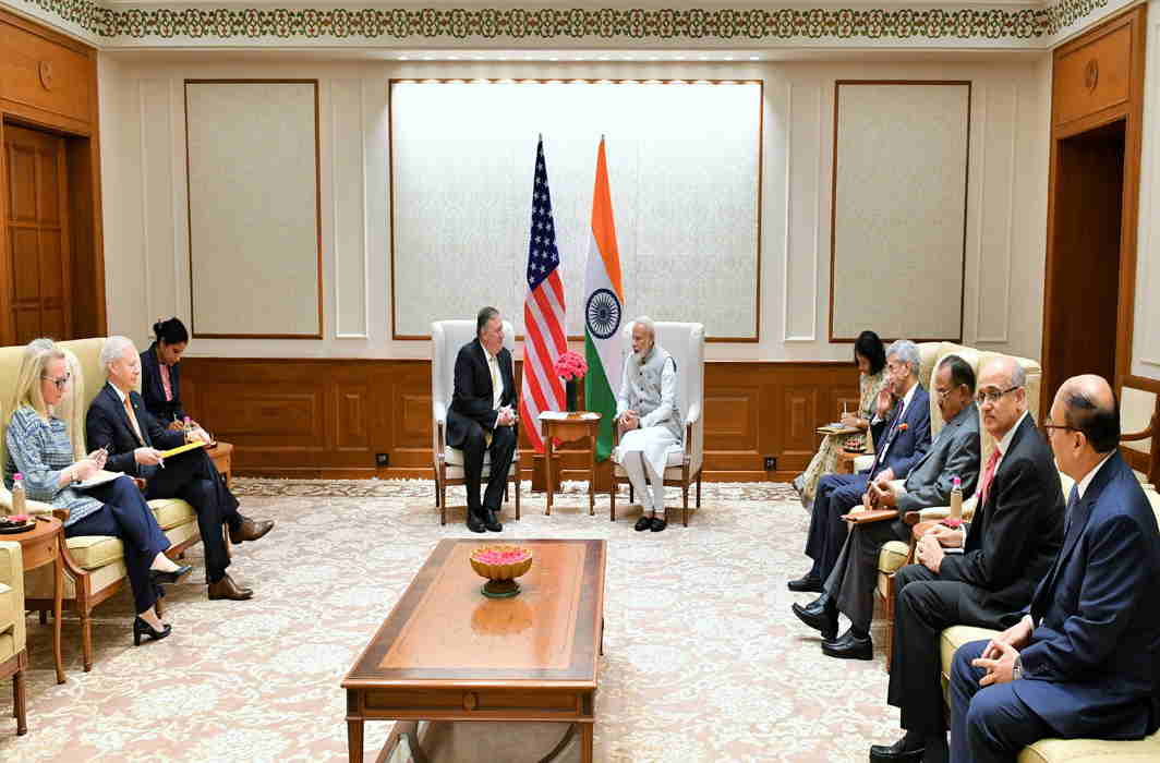 US Secy of State Mike Pompeo meets PM Modi, External Affairs Ministers S Jaishankar