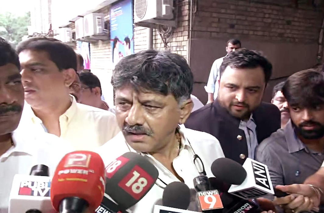 Karnataka Congress troubleshooter DK Shivakumar, arrested by ED, produced in court