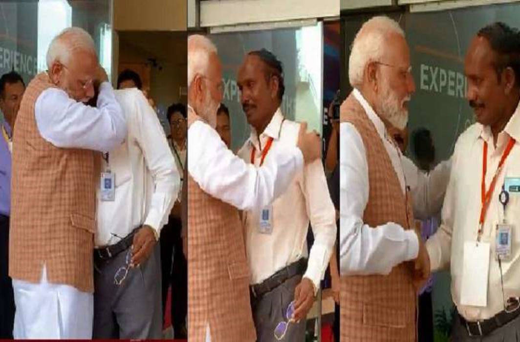 PM Modi consoles emotional ISRO Chief with a warm hug after Vikram contact lost