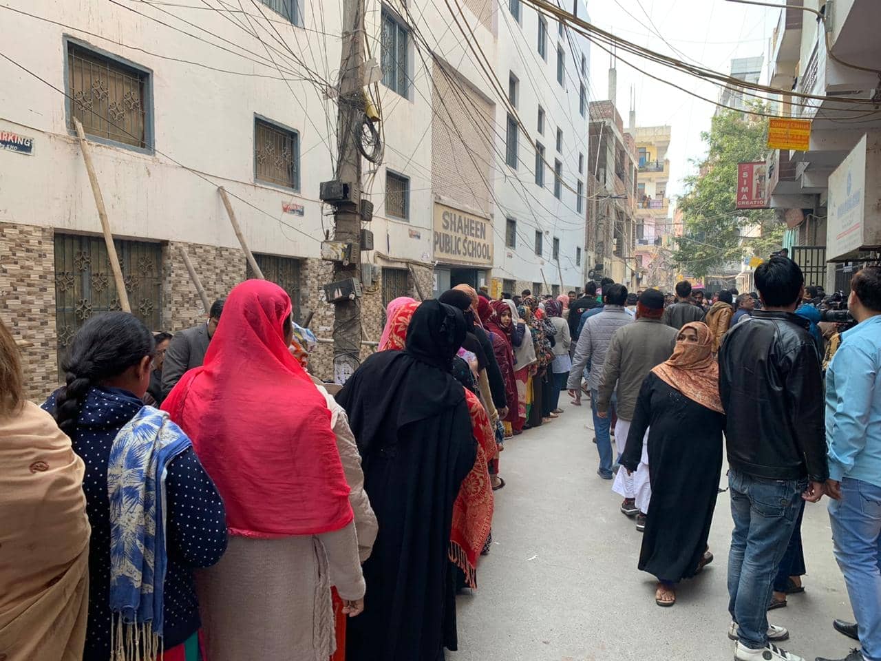 Shaheen Bagh voters in delhi election 2020