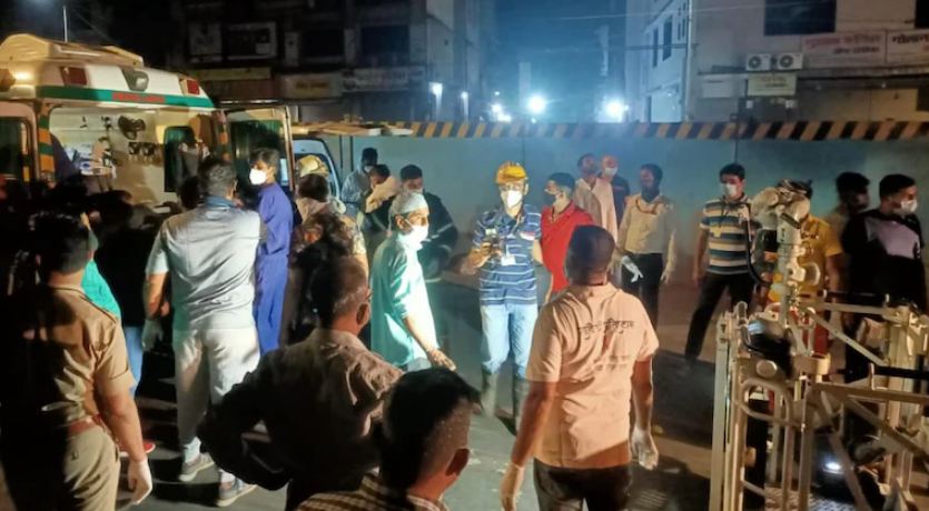 fire in Mumbai Covid hospital