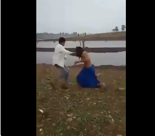 women beaten up brutally