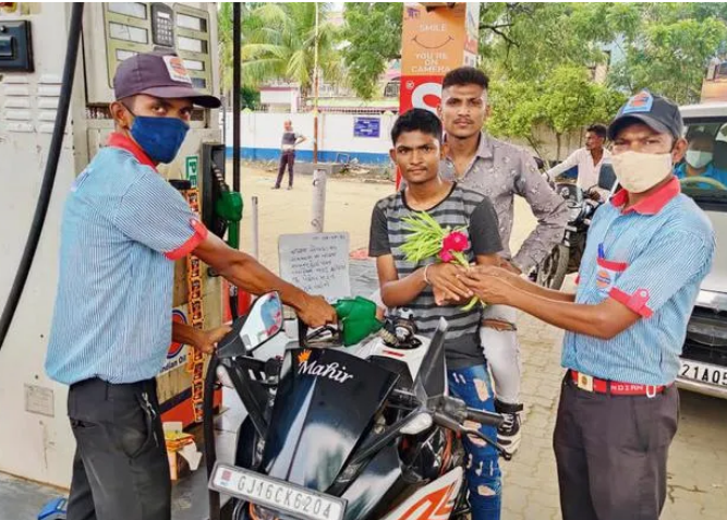 Gujarat petrol pump offers Rs 501 worth free fuel