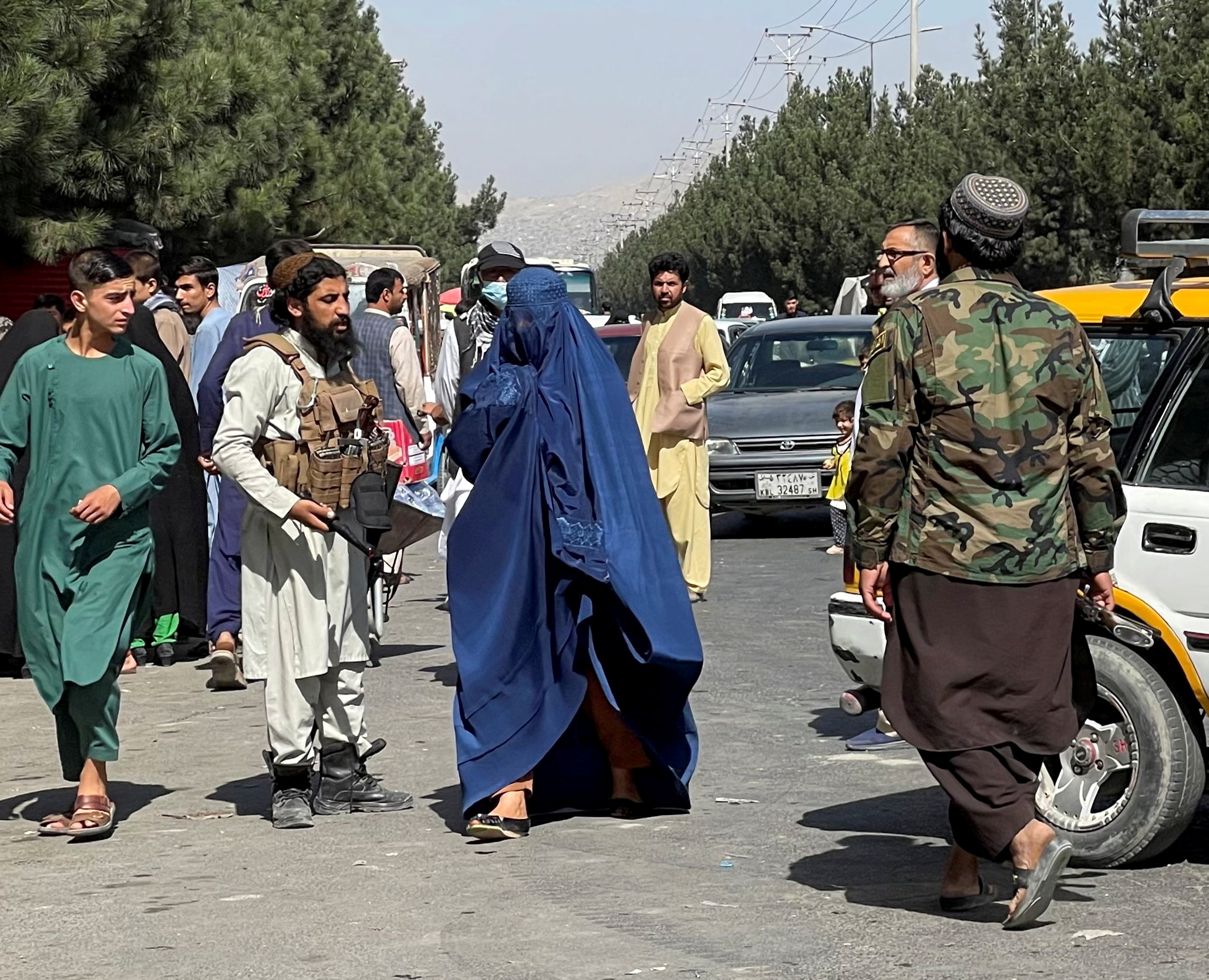 Taliban beats up women protesters in Kabul