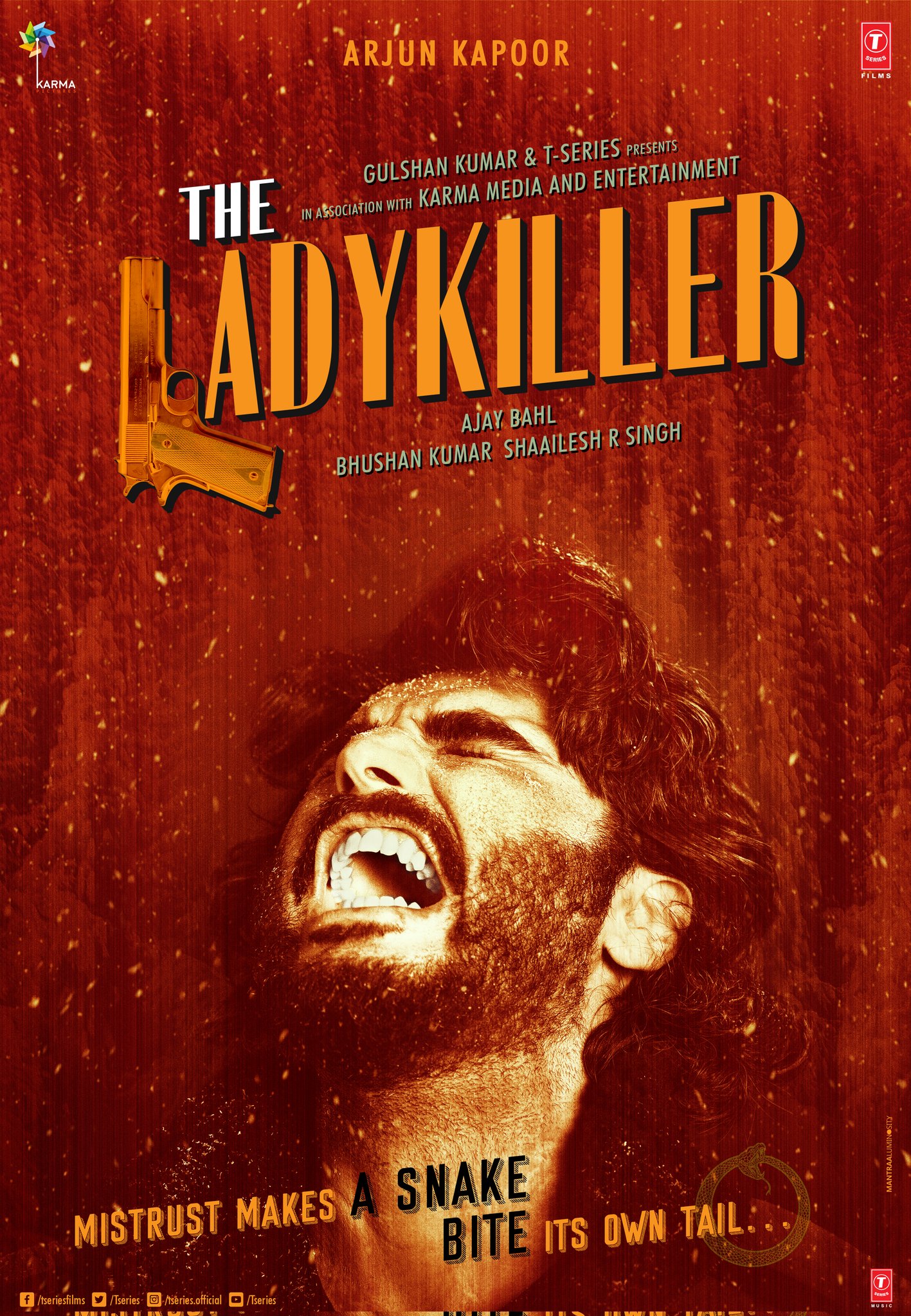 Arjun Kapoor in his upcoming thriller ‘The Lady Killer