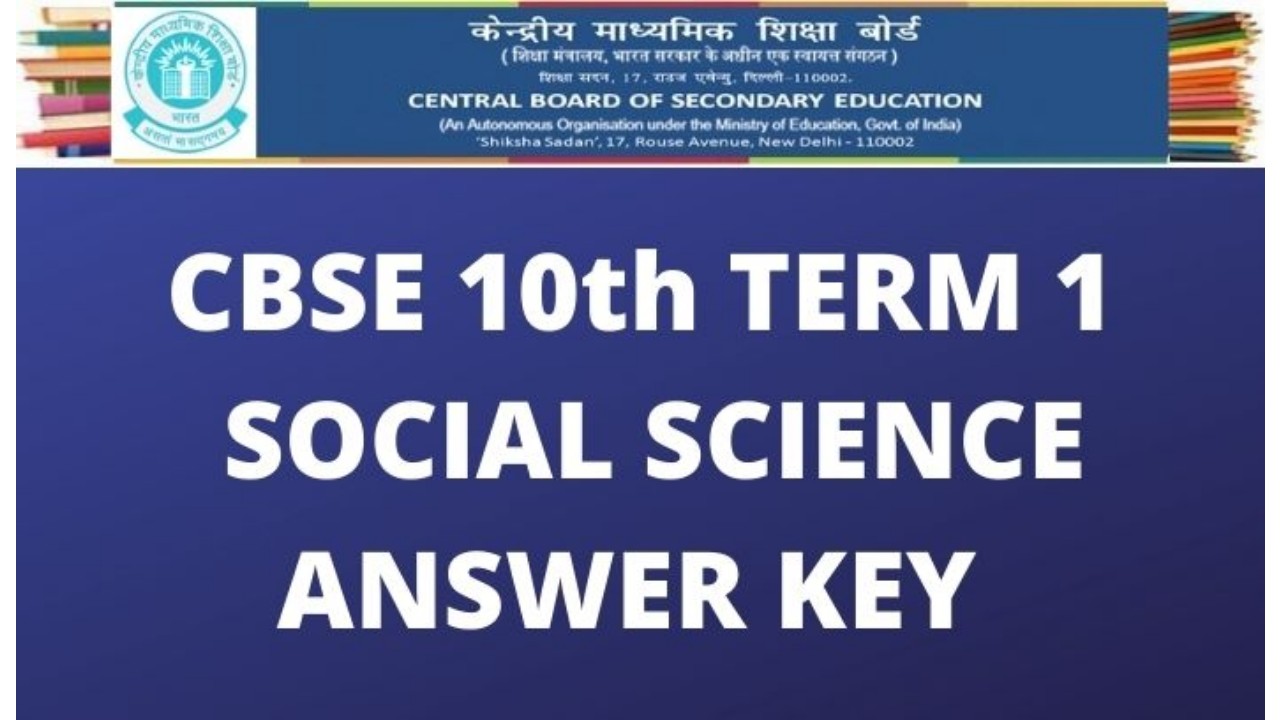 CBSE answer key 2021-22: Here's class 10th term 1 board exam answers for your reference
