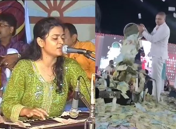 Gujarati folk singer Urvashi Radadiya