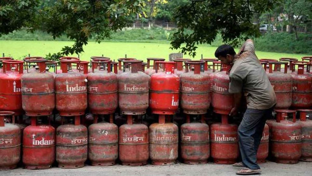 Commercial LPG gas cylinders