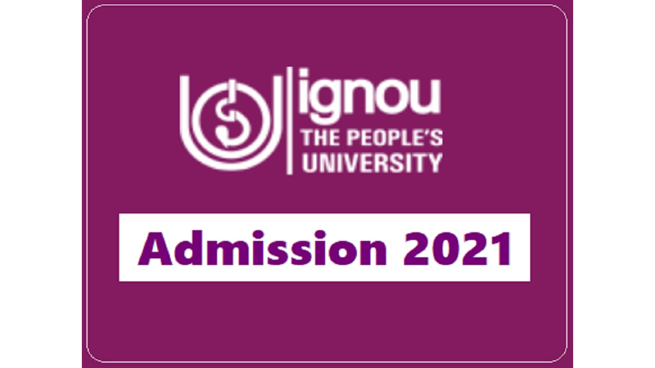 IGNOU admission 2021