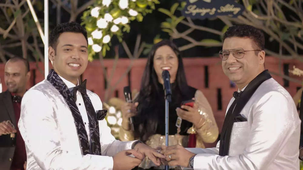 Indian gay couple gets hitched in Telangana, officiated by transwoman for first time