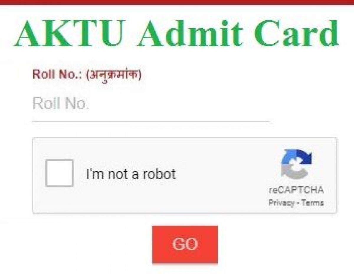 AKTU admit card 2021