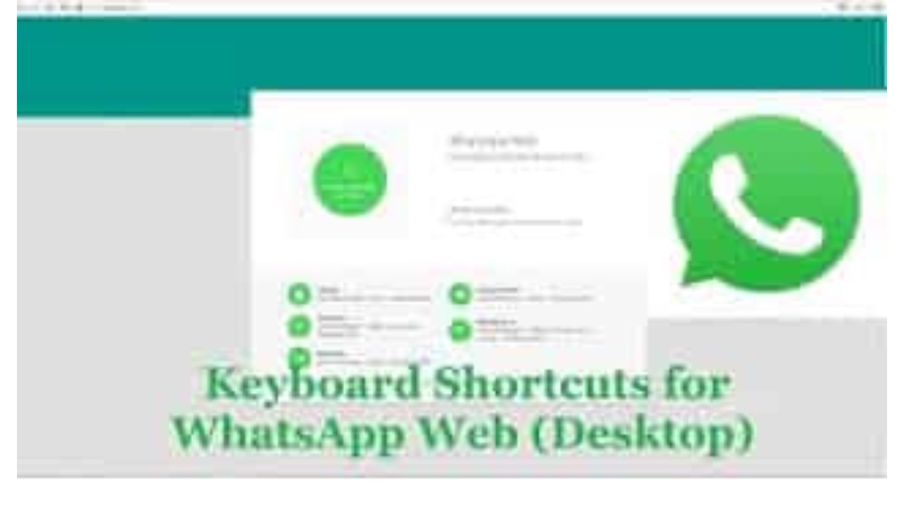 15 keyboard shortcuts to smartly operate WhatsApp on Windows