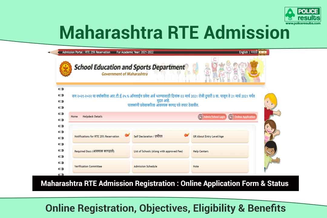 Maharashtra RTE Admission 2022