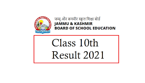 JKBOSE Class 10th Kashmir Division Result 2021