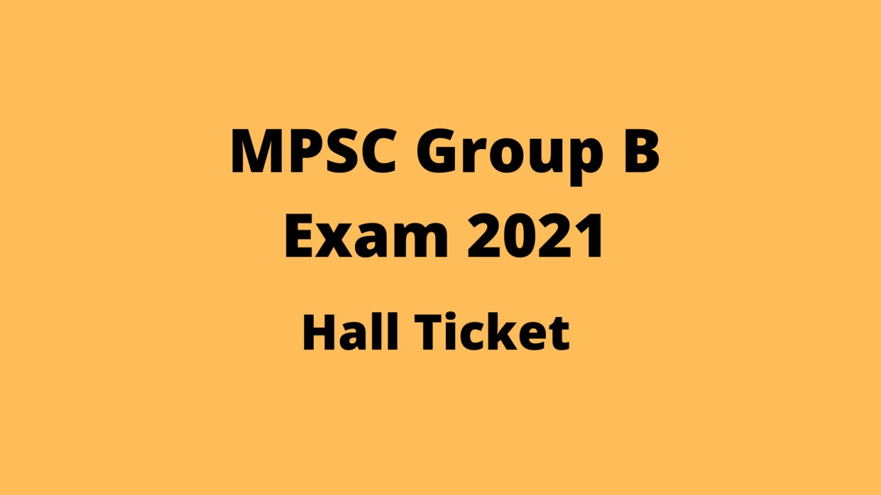 MPSC Group B Exam 2021