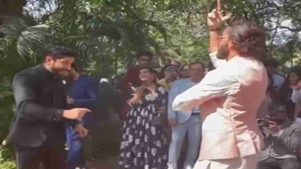 Farhan Akhtar shakes a leg to Senorita with Hrithik Roshan on his wedding day | WATCH