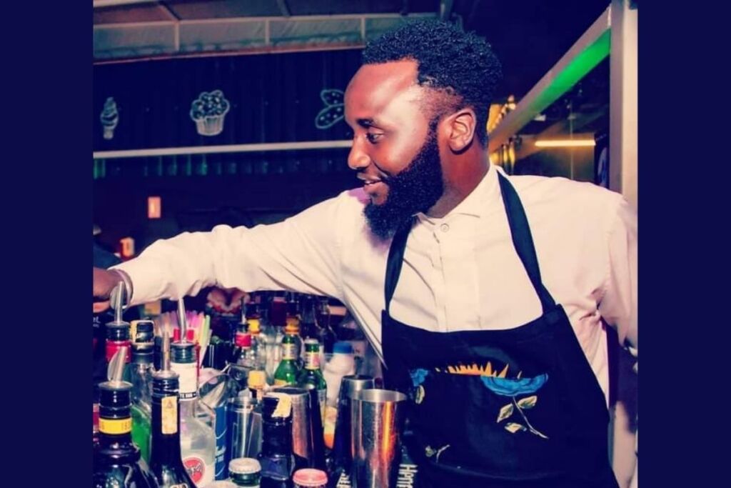 Entrepreneur Amos Chege The celebrity mixologist famous by the name