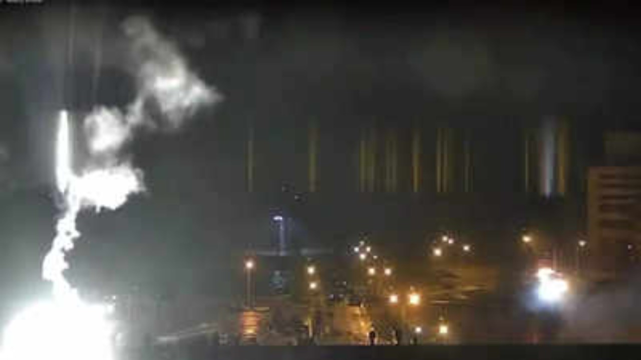 Russian nuclear power plant attack