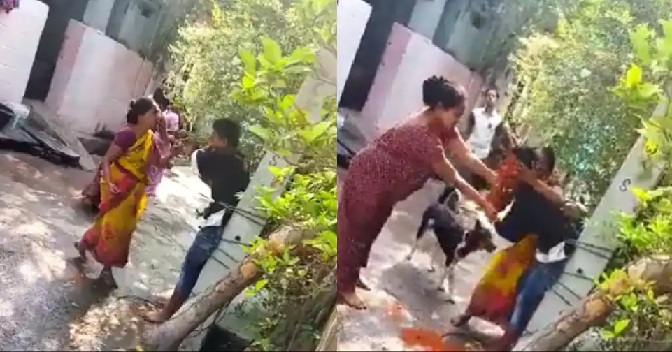 mother punishes son with chilli powder