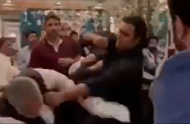 Imran Khan, Shahbaz Sharif supporters engage in fist fight at Iftar event in Islamabad