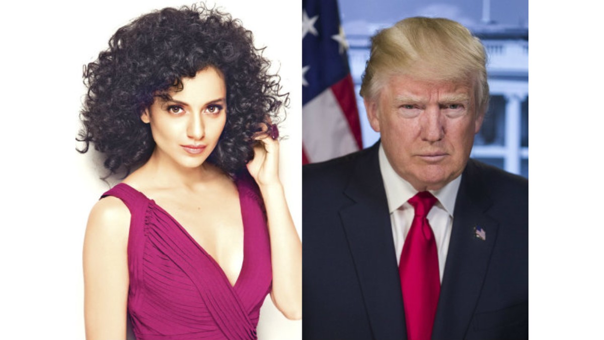 Kangana Ranaut and Donald Trump