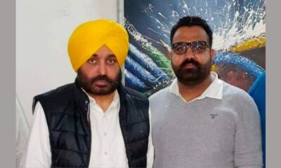 Goldy Brar with Punjab Chief Minister