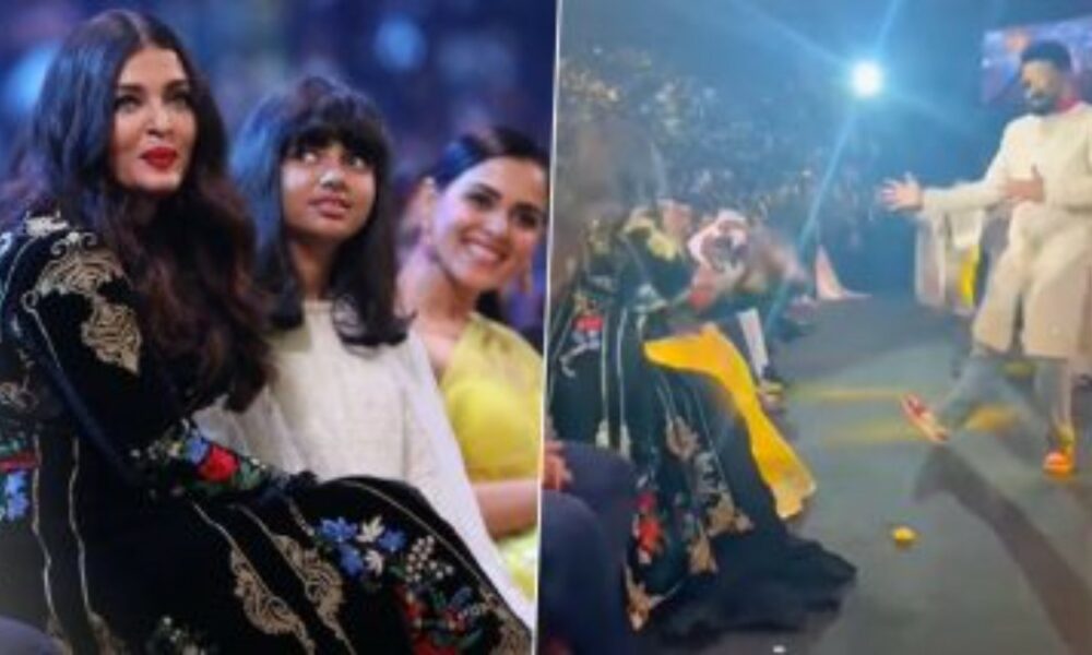 IIFA 2022: Abhishek Bachchan's impromptu dance performance cheers up Aishwarya Rai, Aaradhya | WATCH
