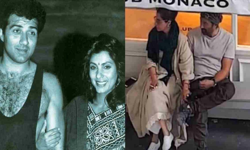 Sunny Deol and Dimple Kapadia (1)