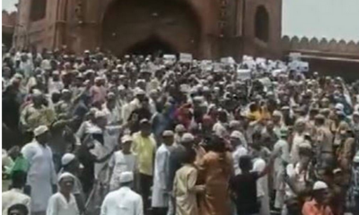 jama masjid protest