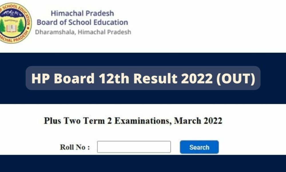 HPBOSE 12th Result 2022