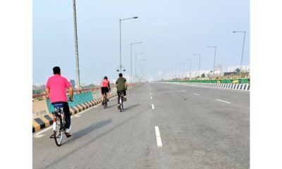 Ghaziabad: SSP Muniraj's video of riding a bicycle goes viral, know why