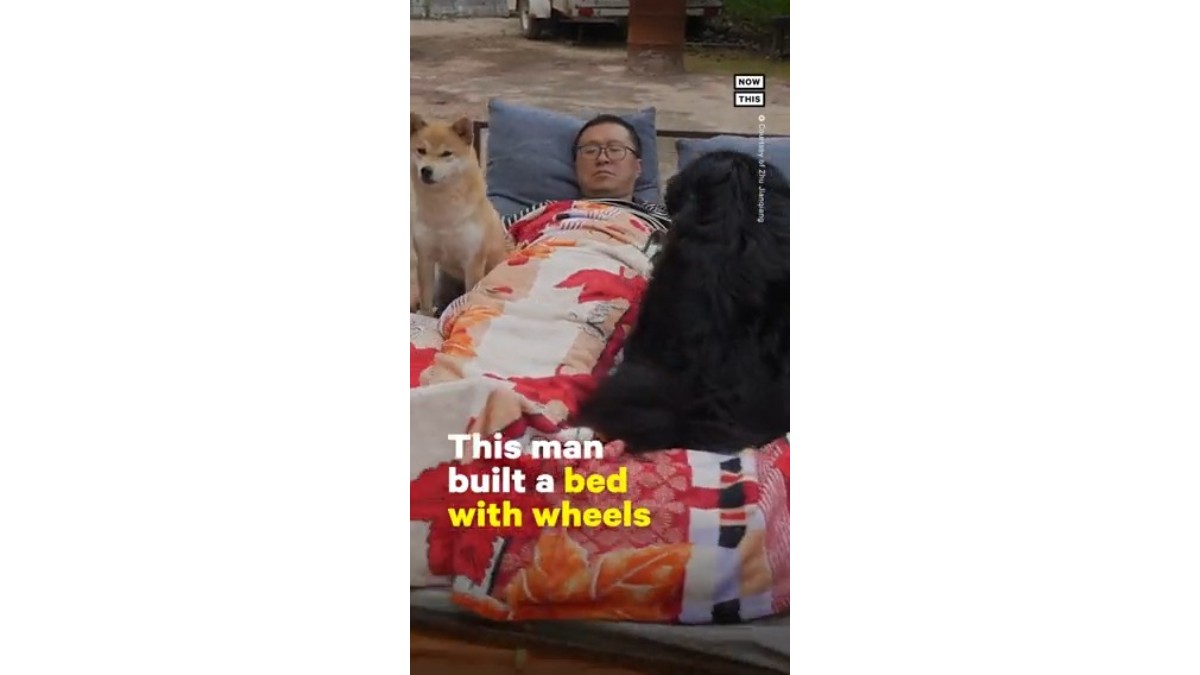 Can't get out of bed in morning? A bed with wheels might help