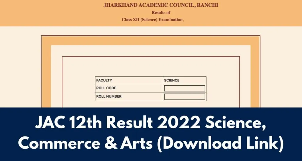 JAC Class 12th Arts, Commerce Result 2022 out, know how to download result, details