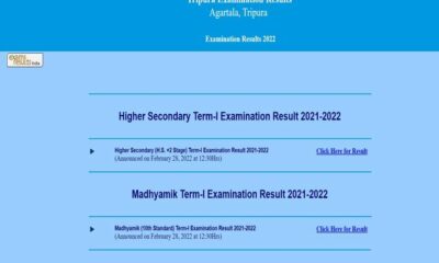 TBSE Class 10th, 12th result 2022