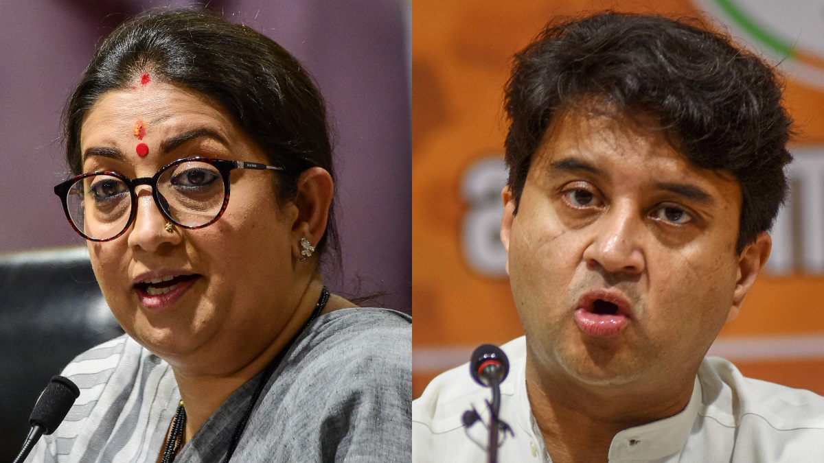 Smriti Irani and Jyotiraditya Scindia