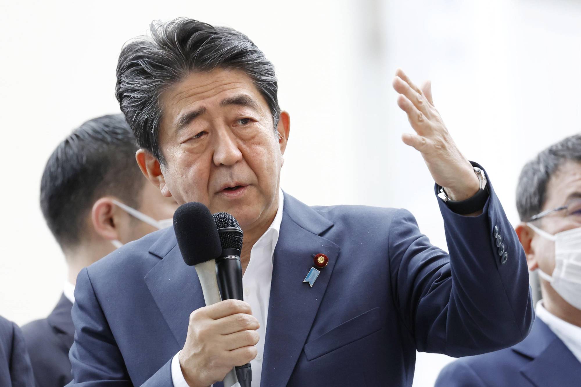Former Japan's Prime Minister Shinzo Abe