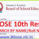 JKBOSE Jammu Division Class 10th Result 2022