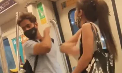 girl slaps boy in delhi metro