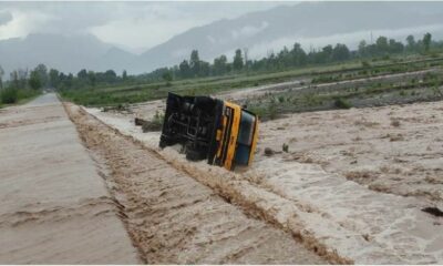 School bus washes away in Uttarakhand