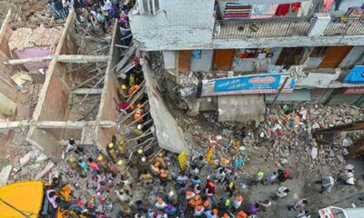 Building collapses in Delhi's Mustafabad, at least one died, three others injured