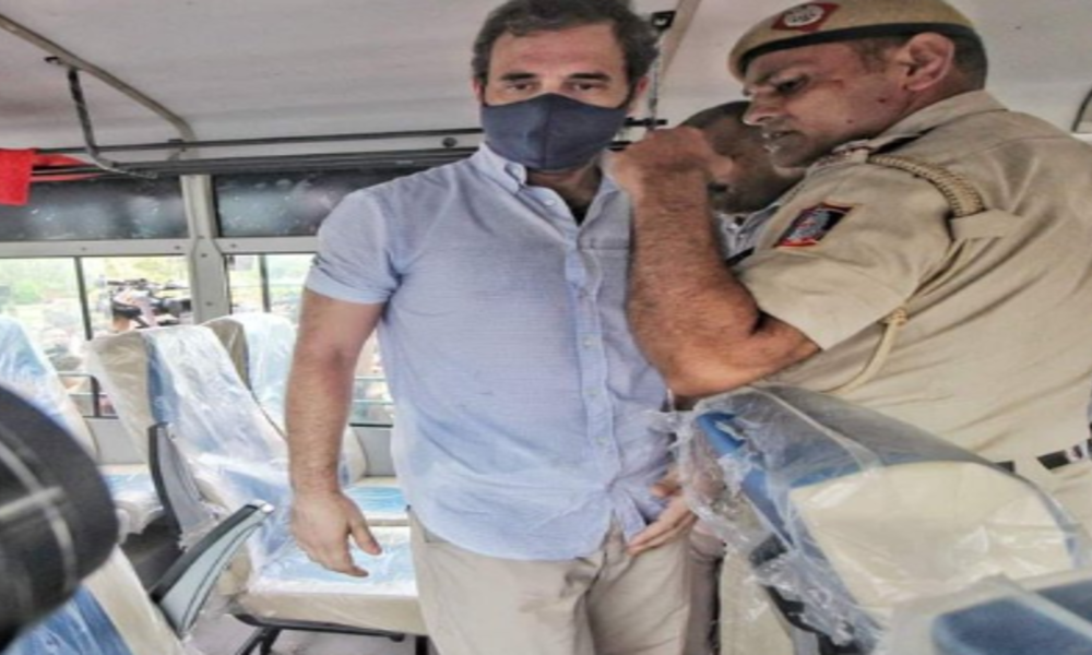 Delhi Police detains Rahul Gandhi
