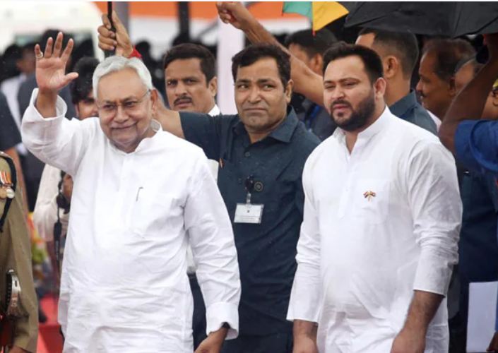 Nitish Kumar and Tejashwi Yadav