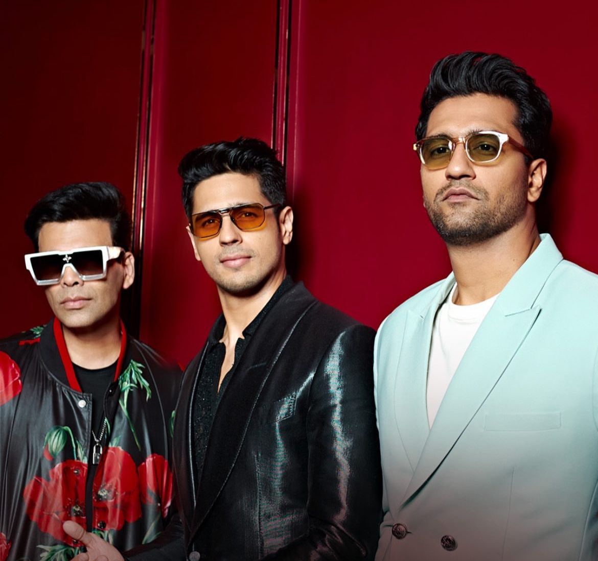 Karan Johar, Sidharth Malhotra and Vicky Kaushal